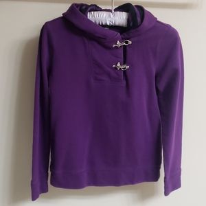 Lauren Ralph Lauren Purple Clasp Sweater